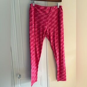 LuLaRoe Love Leggings Tall‎ & Curvy pink Valentines themed